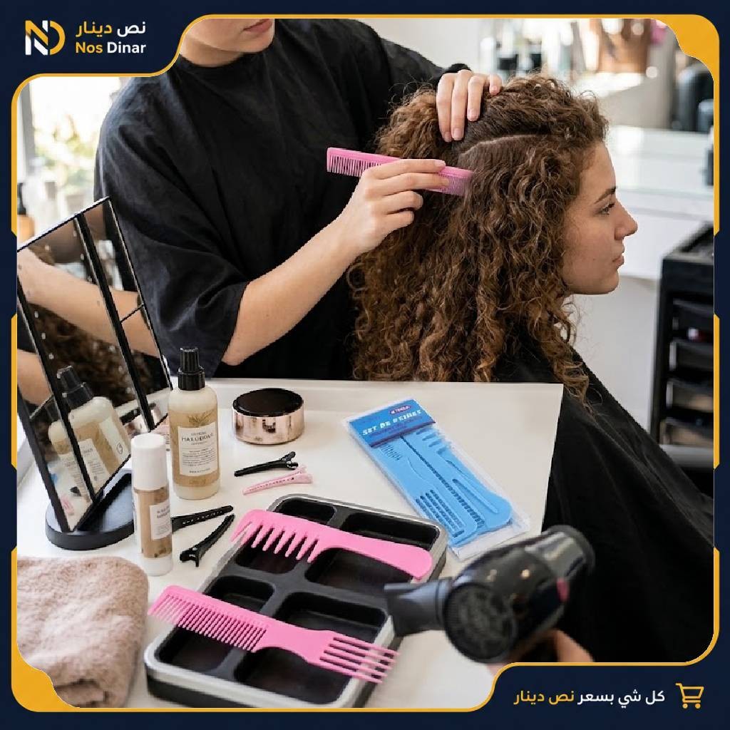8-Piece Hair Comb Set - Available in (Blue, Pink)
