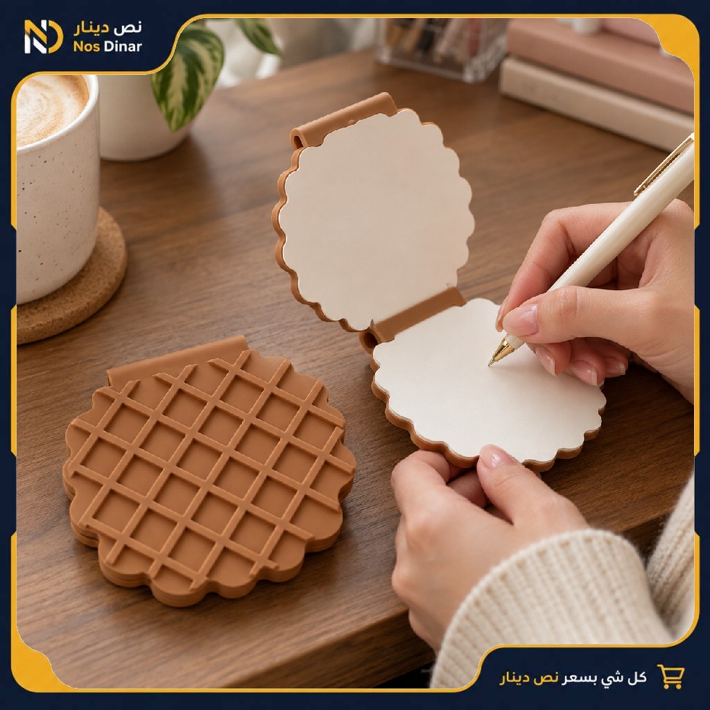 Mini Waffle-Shaped Notebook