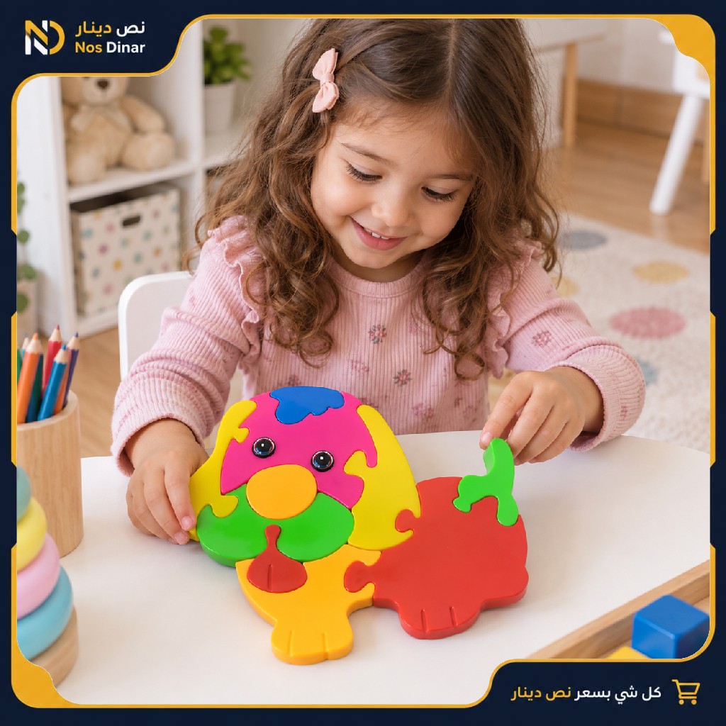 Colorful Dog Puzzle Toy for Kids