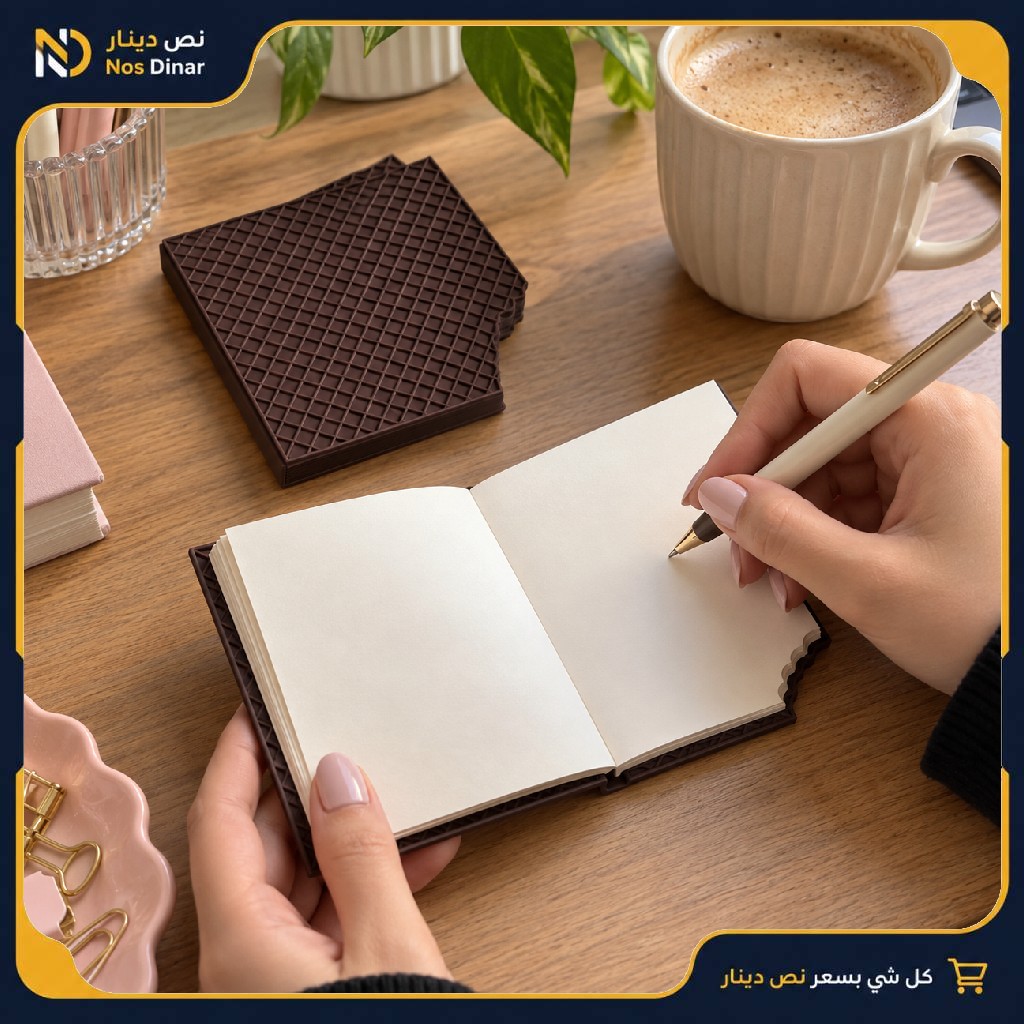 Mini Chocolate Bar-Shaped Notebook